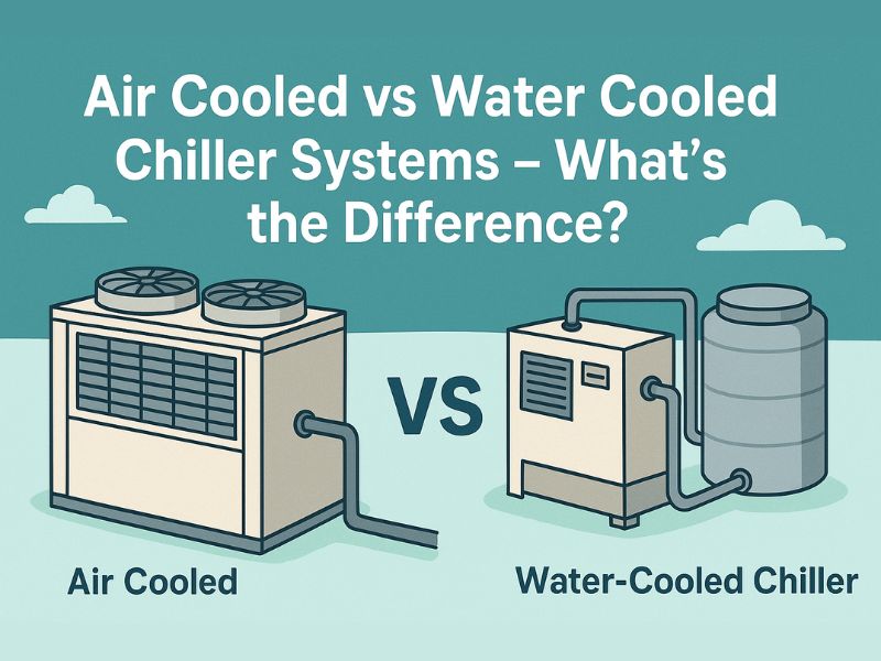 Air Cooled vs Water Cooled Chiller Systems – What's the Difference?