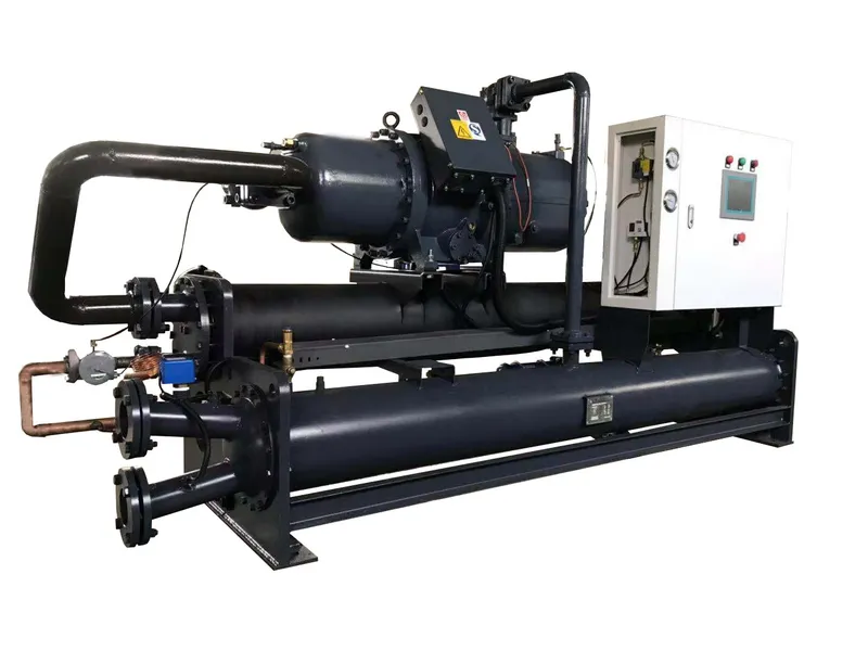 water cooled chiller work