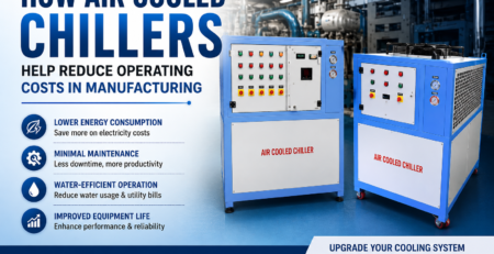 How Air Cooled Chillers Help Reduce Operating Costs in Manufacturing - Earth Cooling System