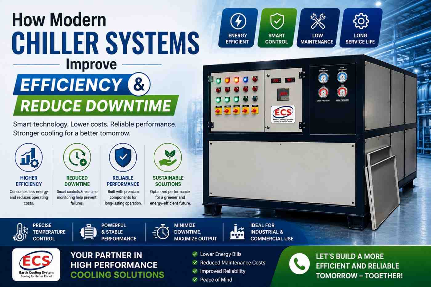 How Modern Chiller Systems Improve Efficiency and Reduce Downtime
